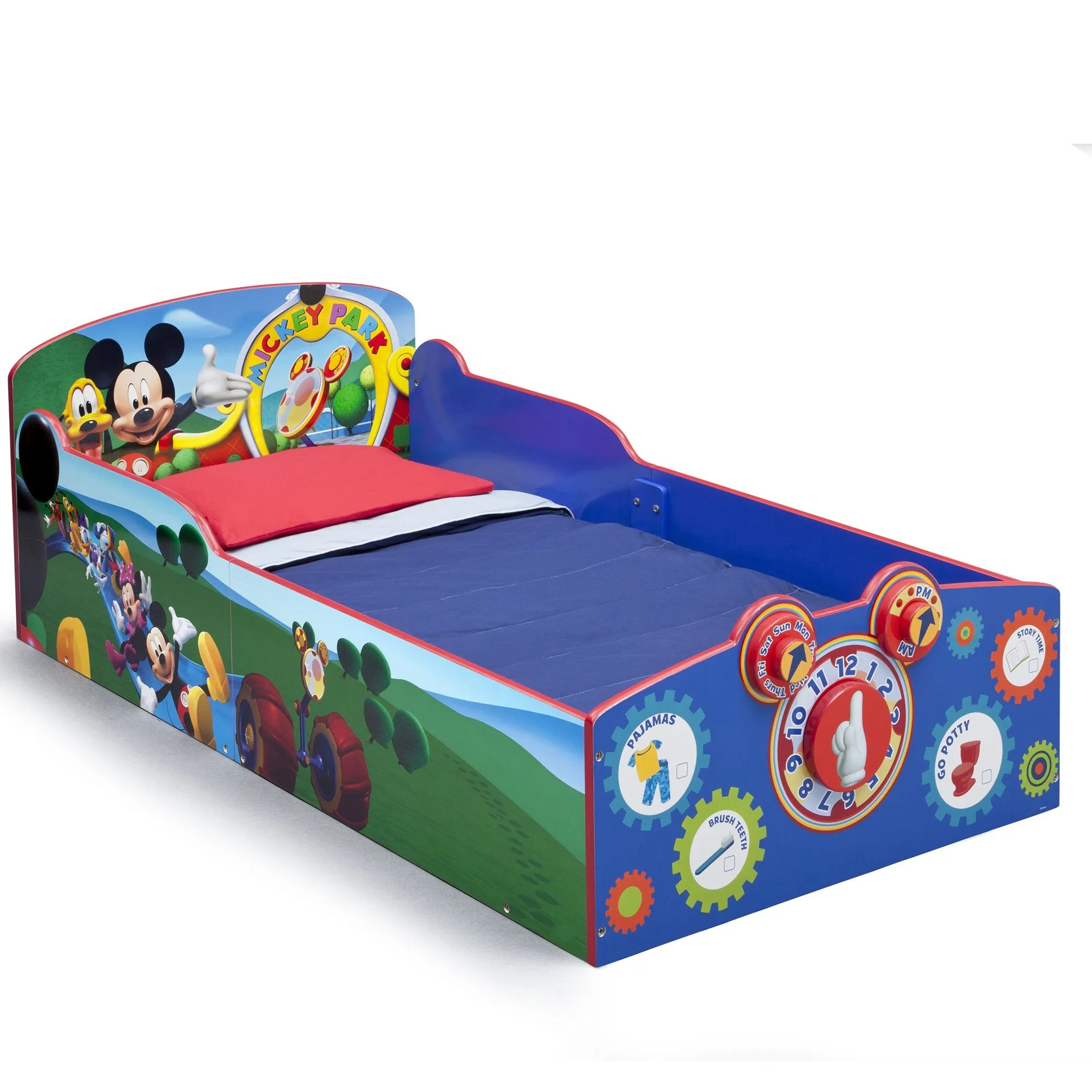 Mickey Mouse Interactive Wood Toddler Bed