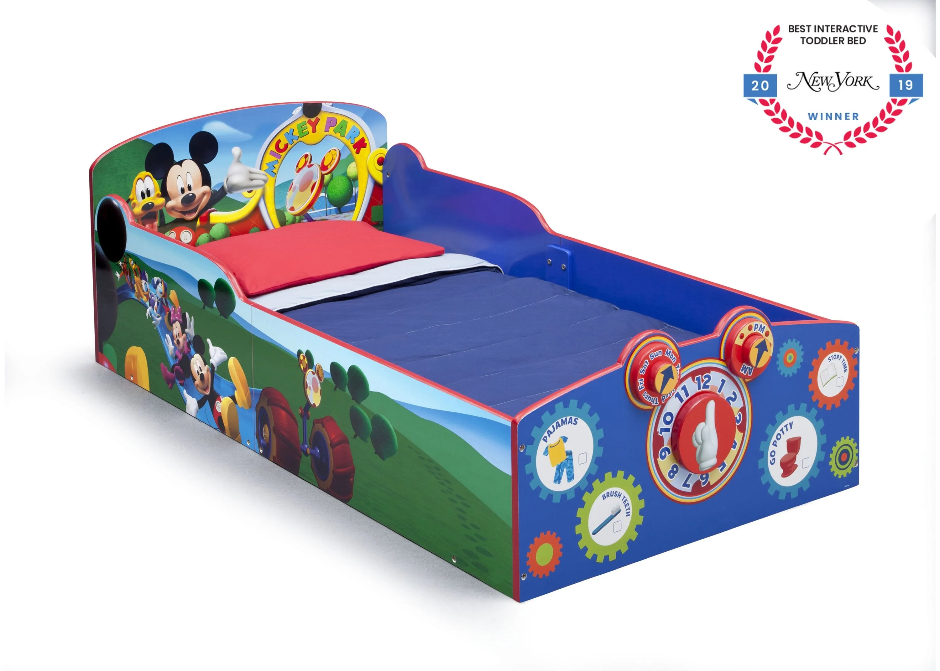 Mickey Mouse Interactive Wood Toddler Bed