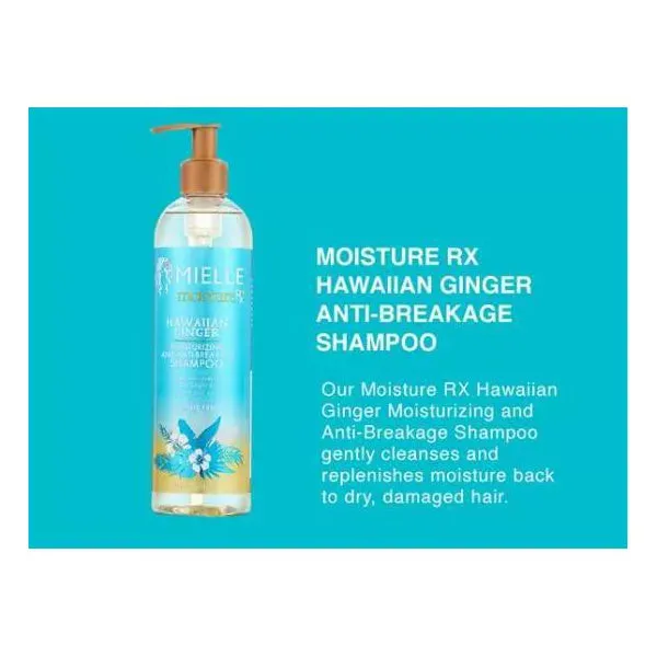 Mielle Moisture RX Hawaiian Ginger Moisturizing Shampoo - 12 oz