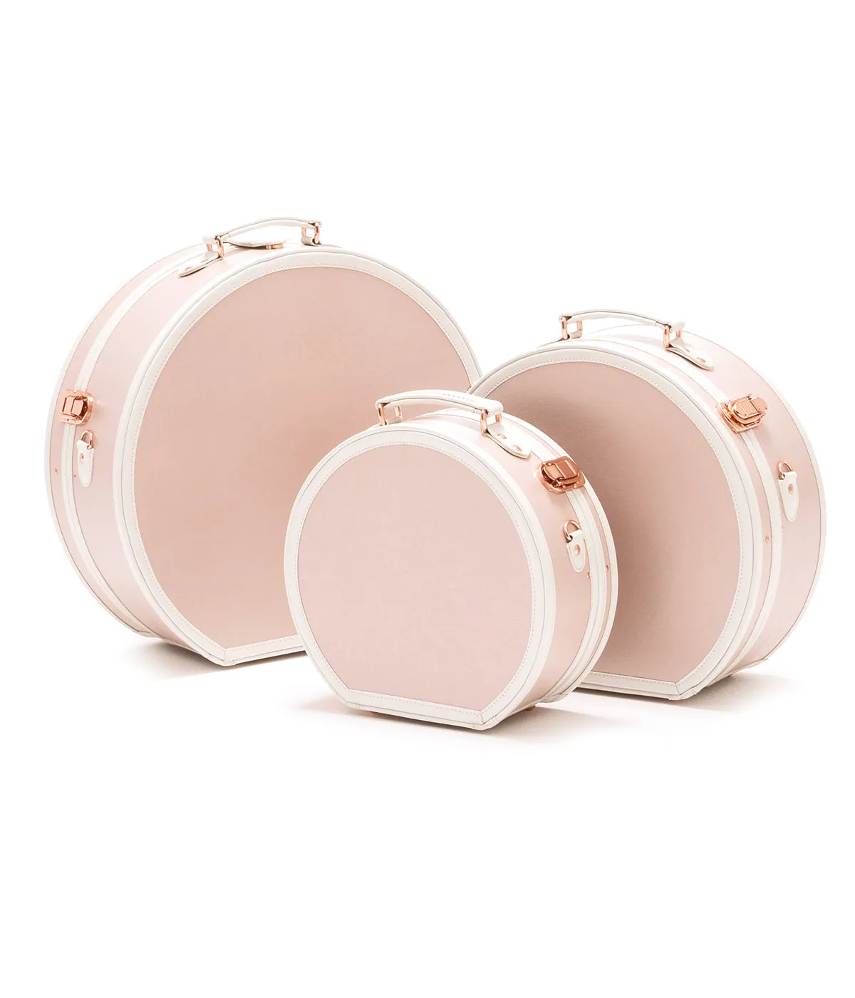 Minimalism Medium Hat Box - Cherry Pink's