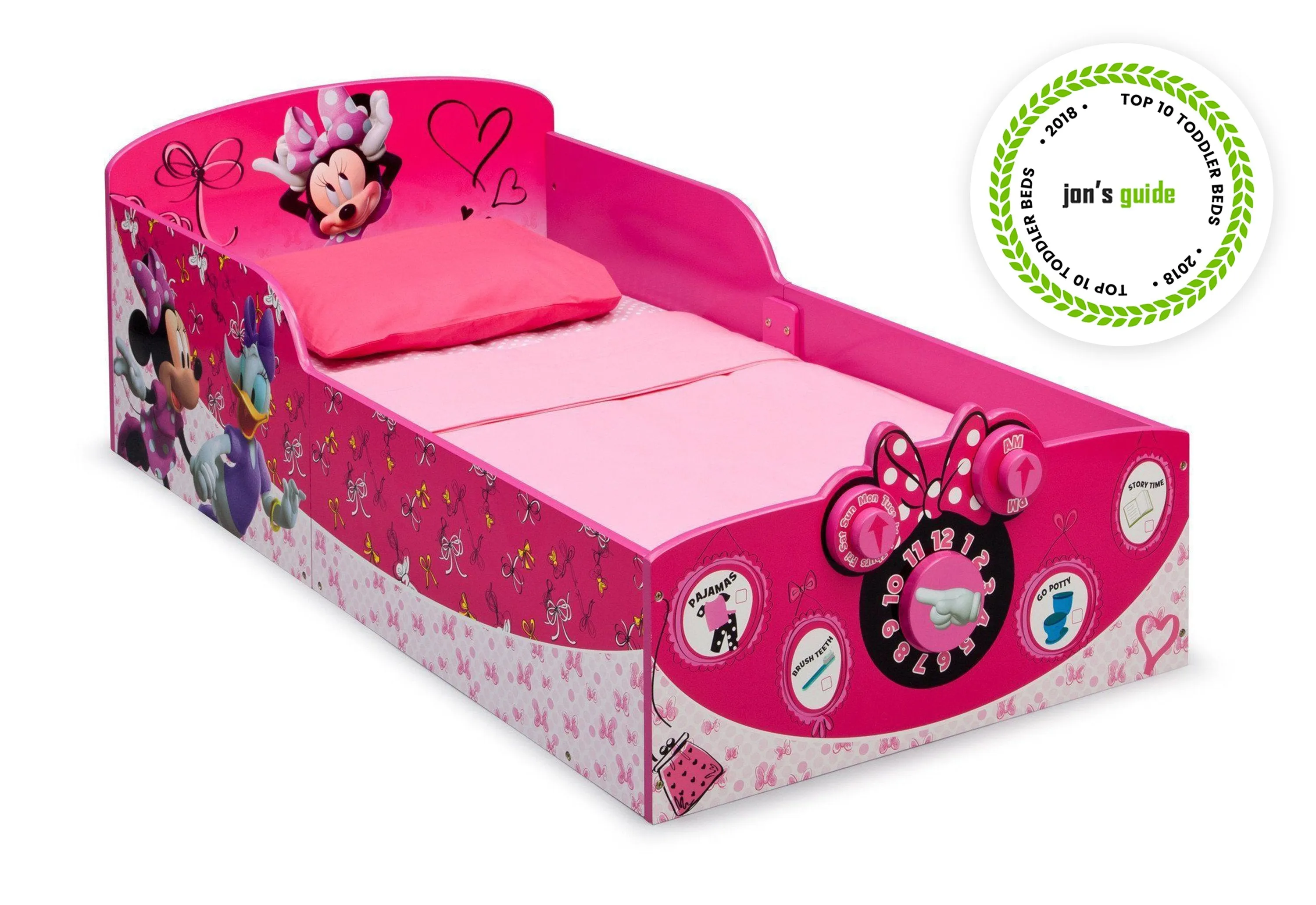 Minnie Mouse Interactive Wood Toddler Bed