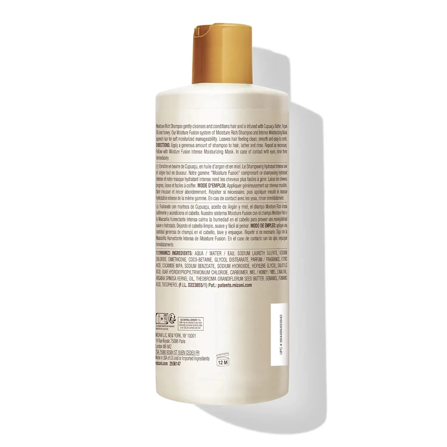 Mizani Moisture Fusion Intense Hydration MOISTURE RICH Shampoo - 16.9 oz