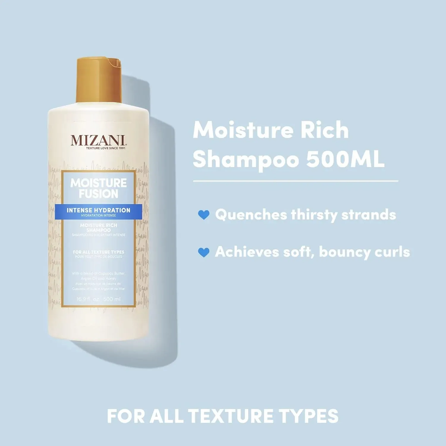 Mizani Moisture Fusion Intense Hydration MOISTURE RICH Shampoo - 16.9 oz