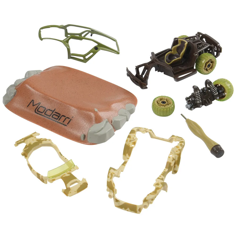 Modarri X1 Desert Camouflage Customizable Toy Car - DIY Design for Kids 6 