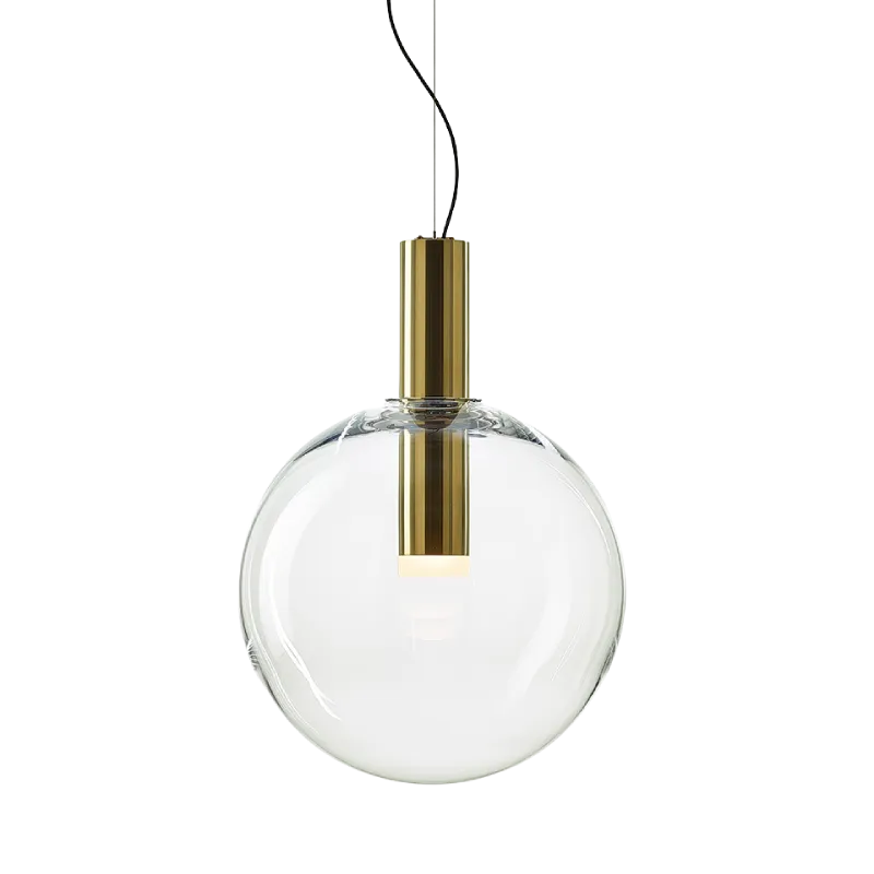 Mouth-Blown Crystal Large Sphere Pendant | Phenomena