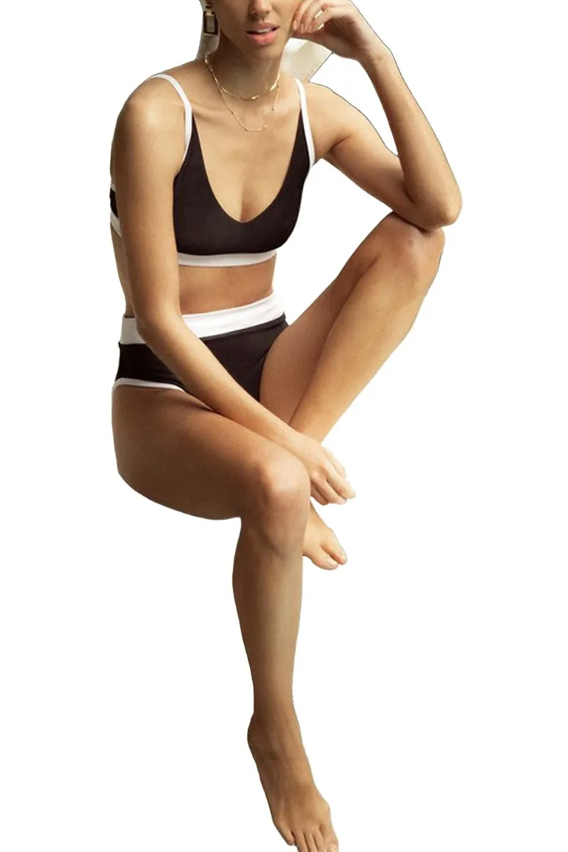 Onzie Yoga Colorblock Swim Bra Top 3790