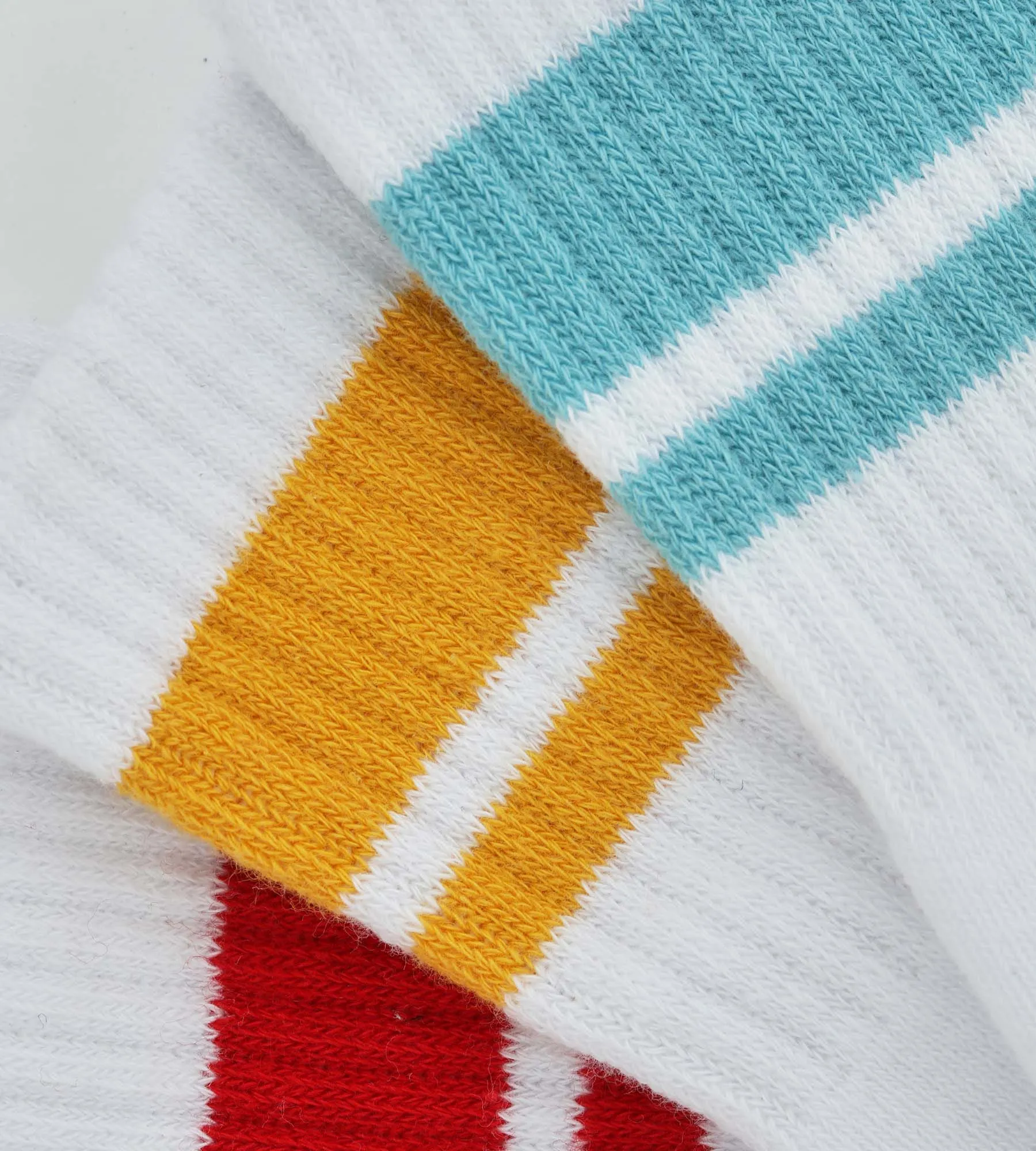 Pack of 3 pairs of children's socks in Turquoise, Yellow, Red Dim Sport