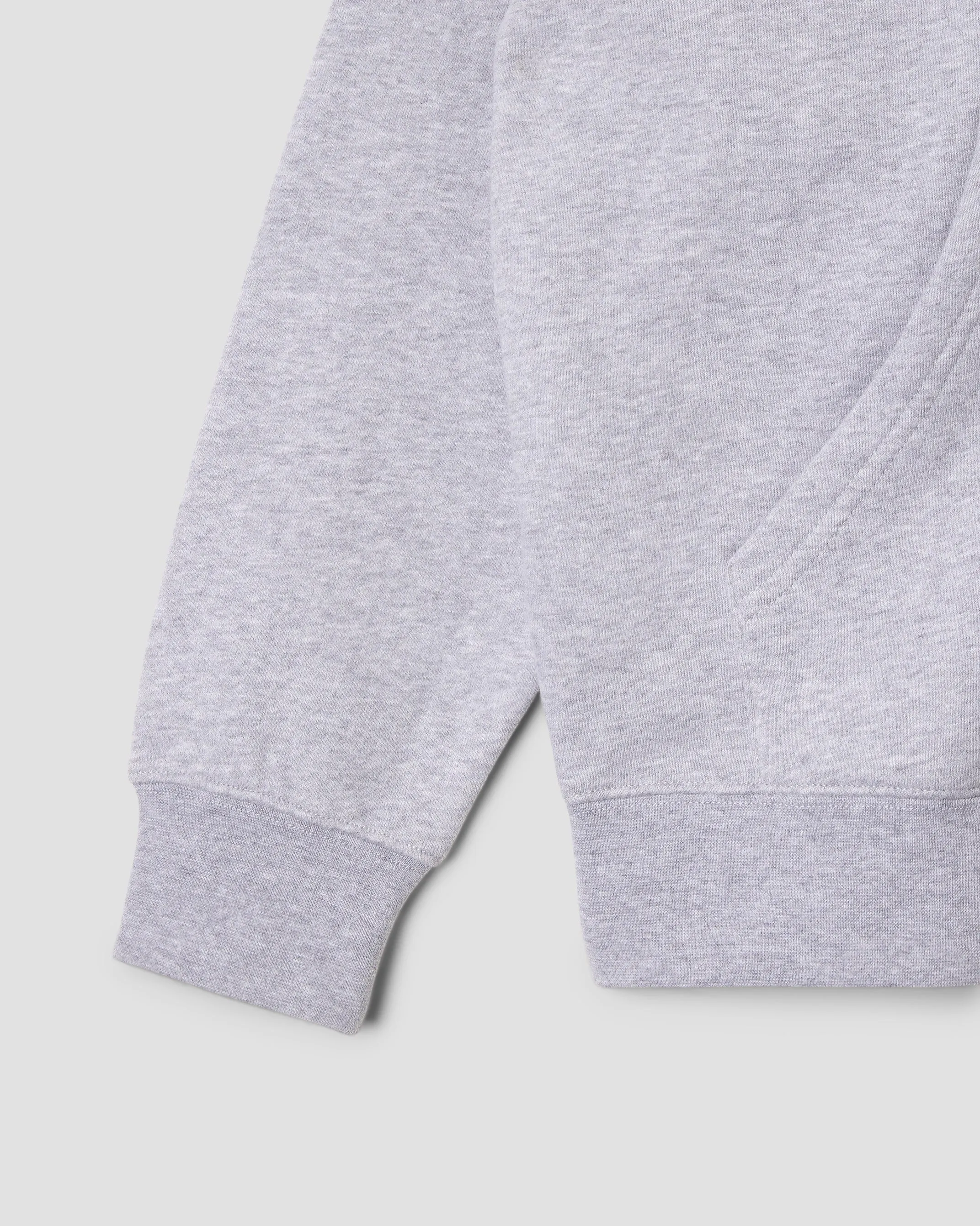 Patch Zip Hood (Grey Heather)