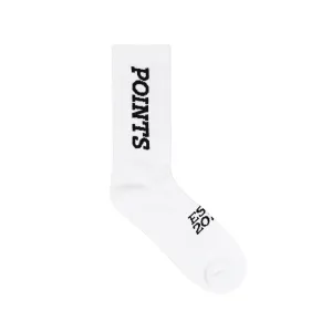 Points Sport Socks - White