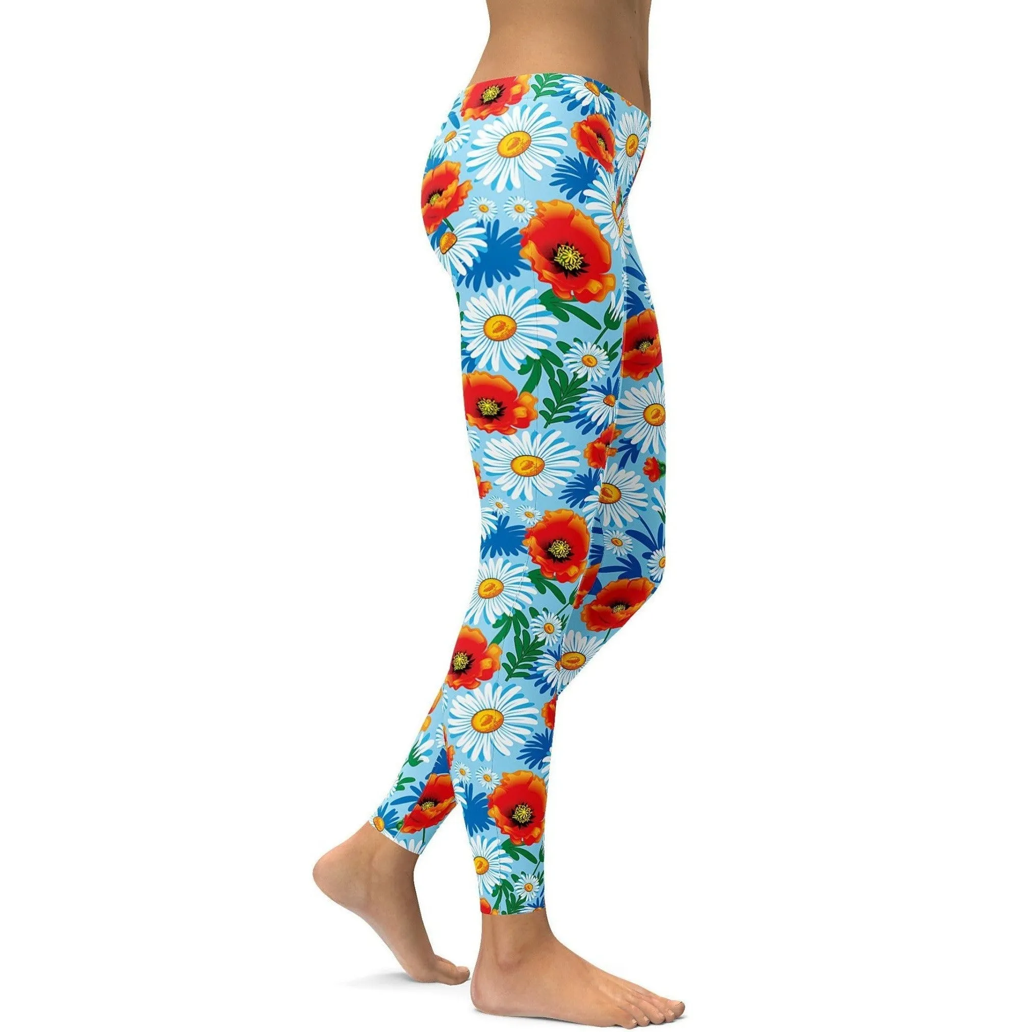 Poppy & Daisy Floral Leggings
