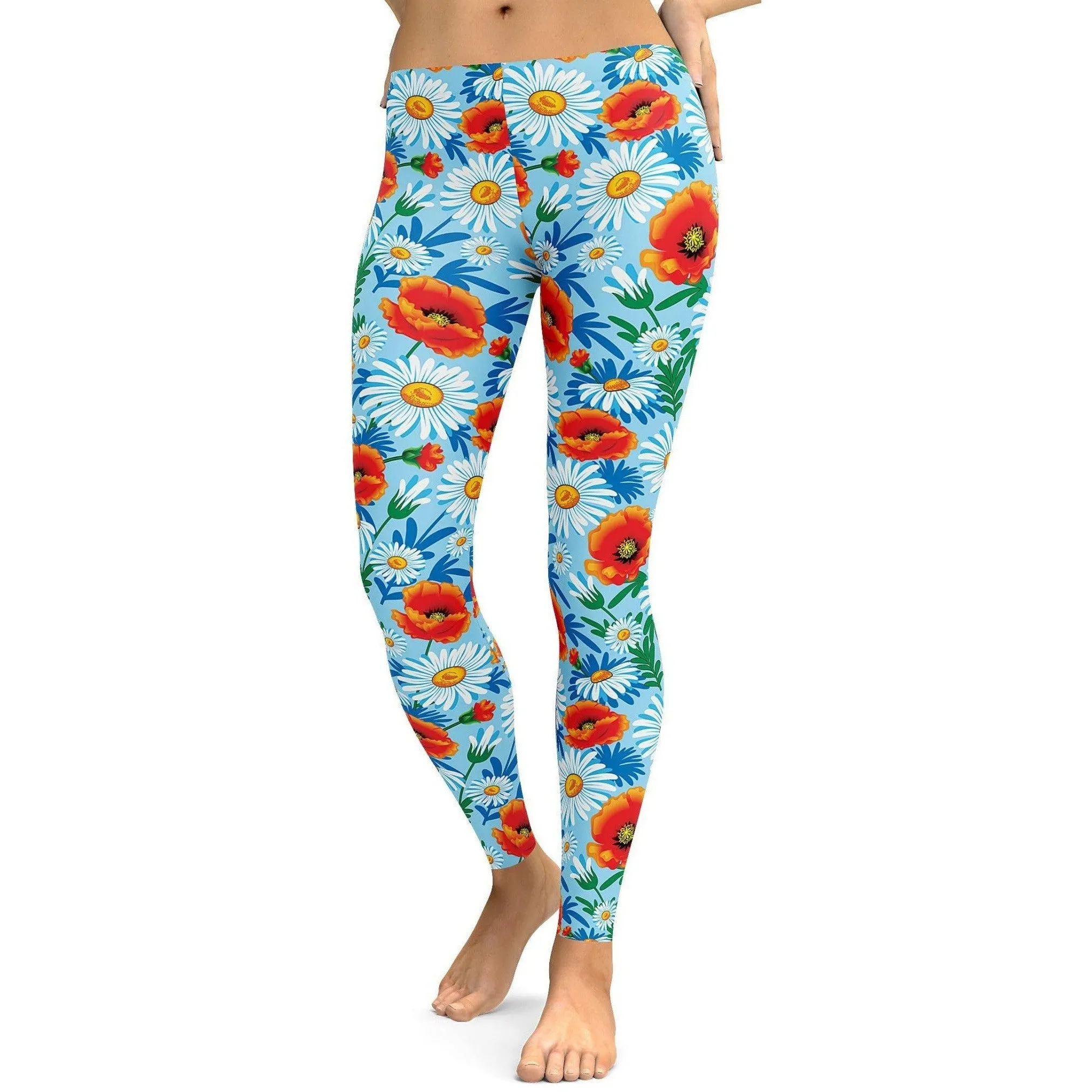 Poppy & Daisy Floral Leggings