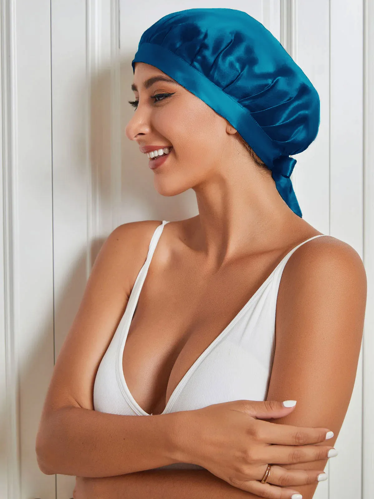 Pure Silk Classic Ribbon Nightcap