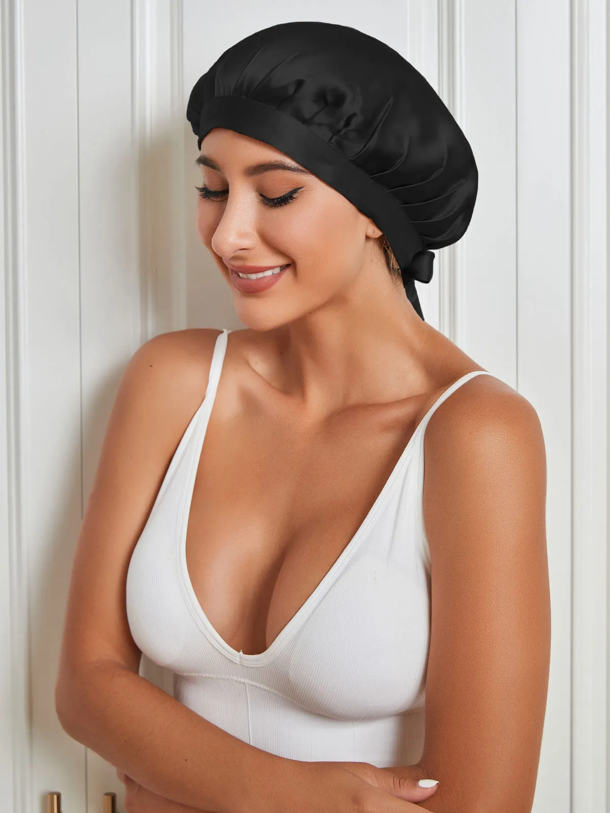 Pure Silk Classic Ribbon Nightcap