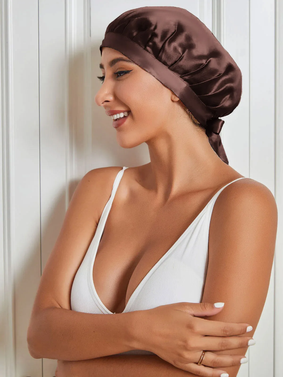 Pure Silk Classic Ribbon Nightcap