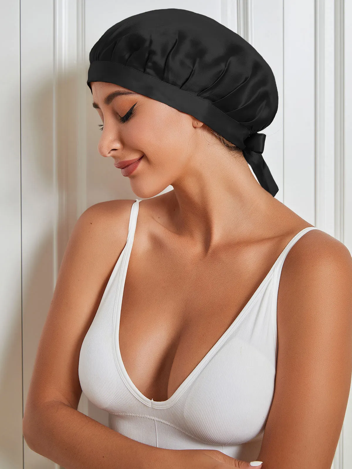 Pure Silk Classic Ribbon Nightcap