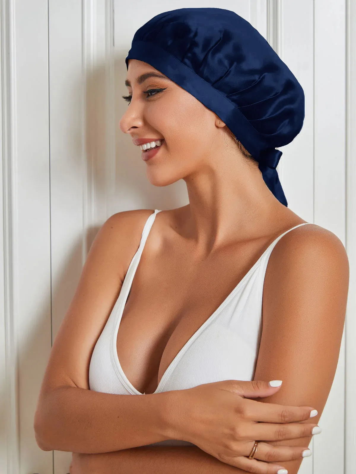 Pure Silk Classic Ribbon Nightcap