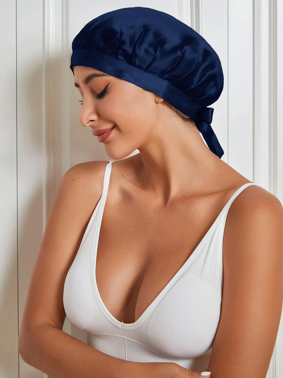 Pure Silk Classic Ribbon Nightcap