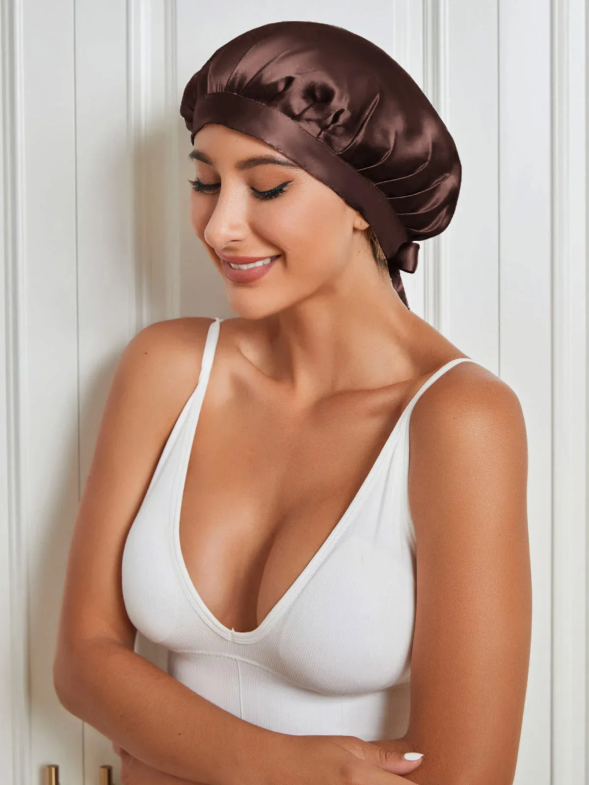 Pure Silk Classic Ribbon Nightcap