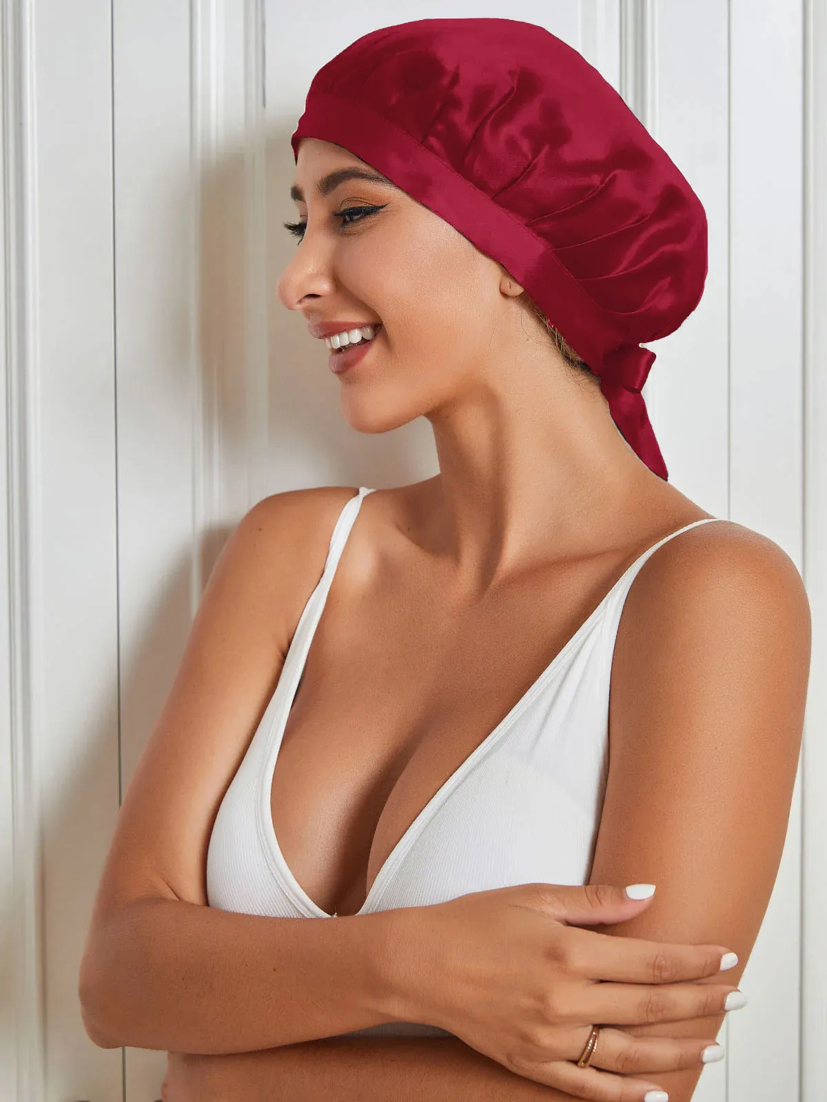 Pure Silk Classic Ribbon Nightcap