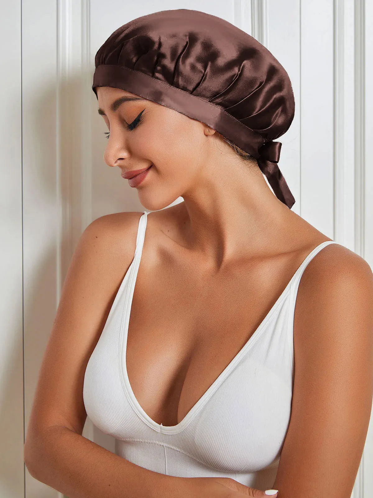 Pure Silk Classic Ribbon Nightcap