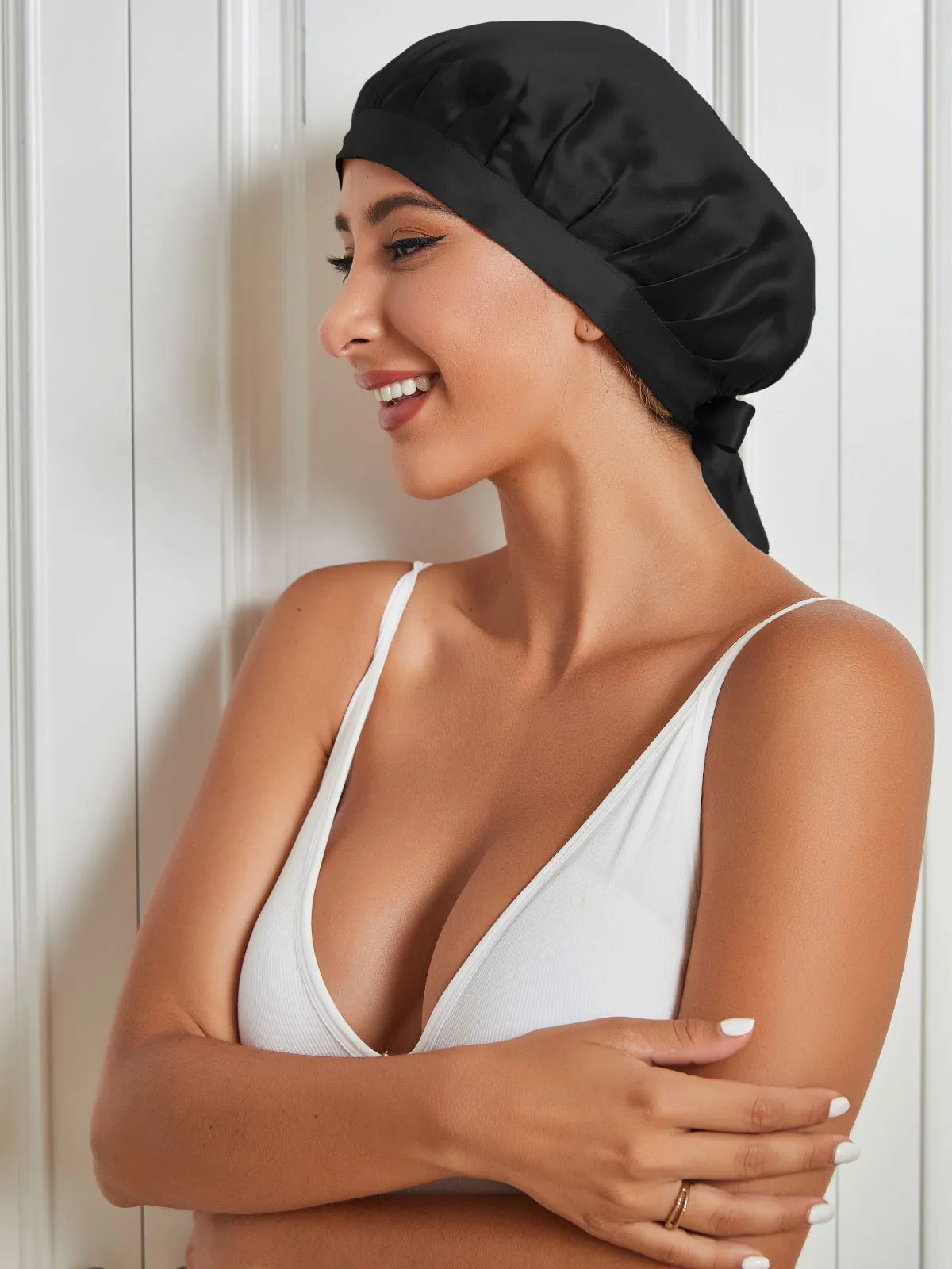 Pure Silk Classic Ribbon Nightcap