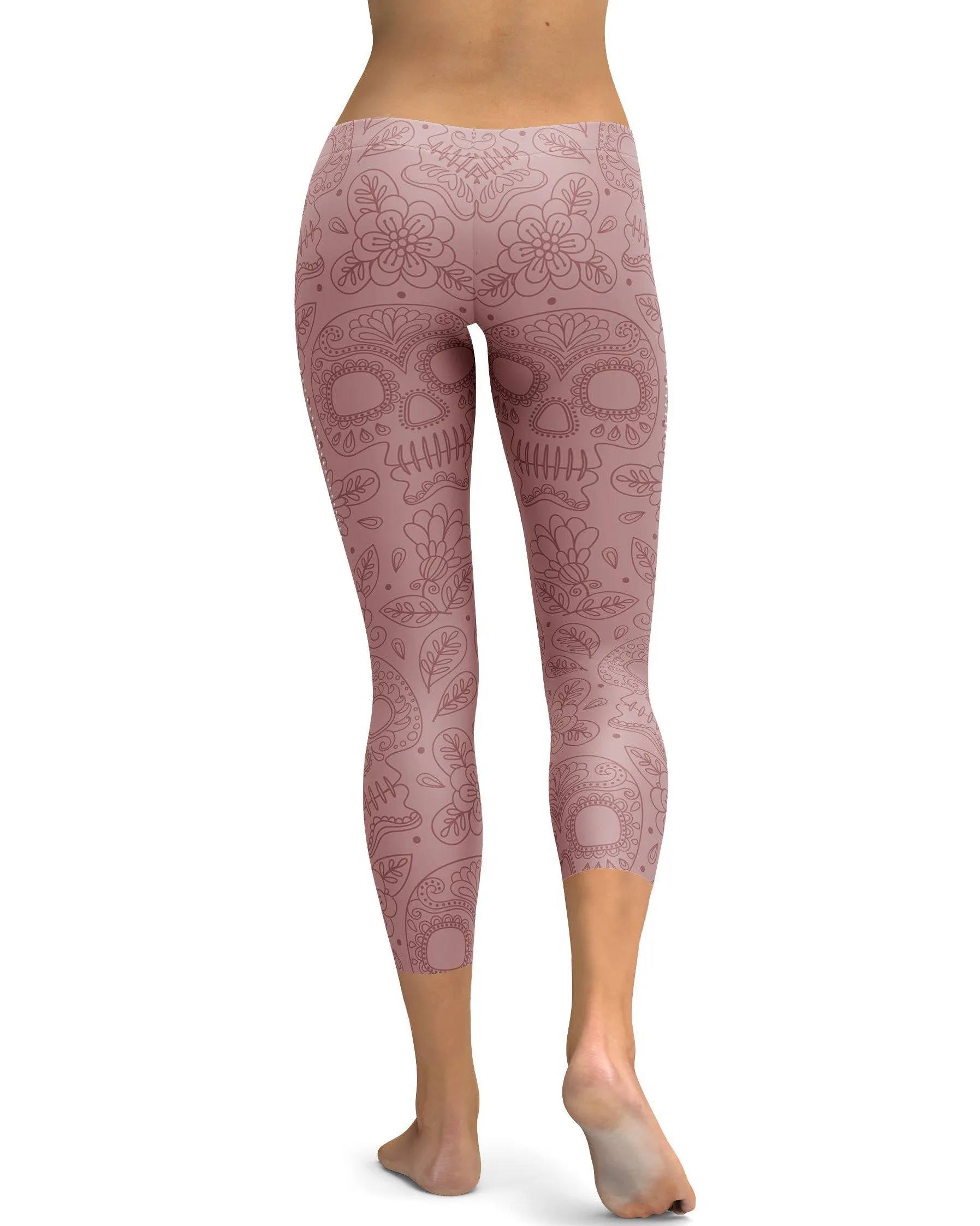 Realistic Skeleton with Zipper Capris