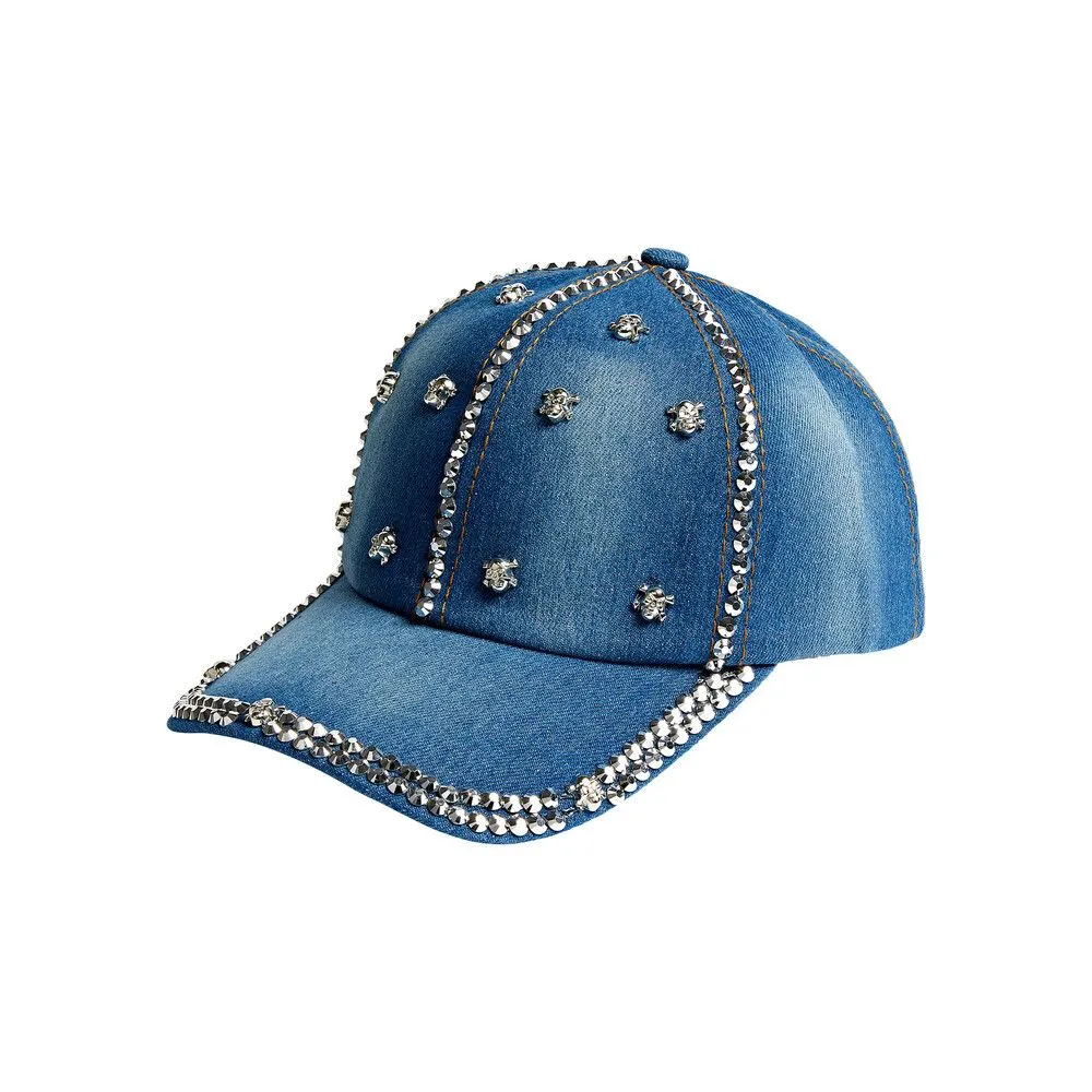 Red by Kiss Satin Lined Stud Baseball Cap - Choose Your Style