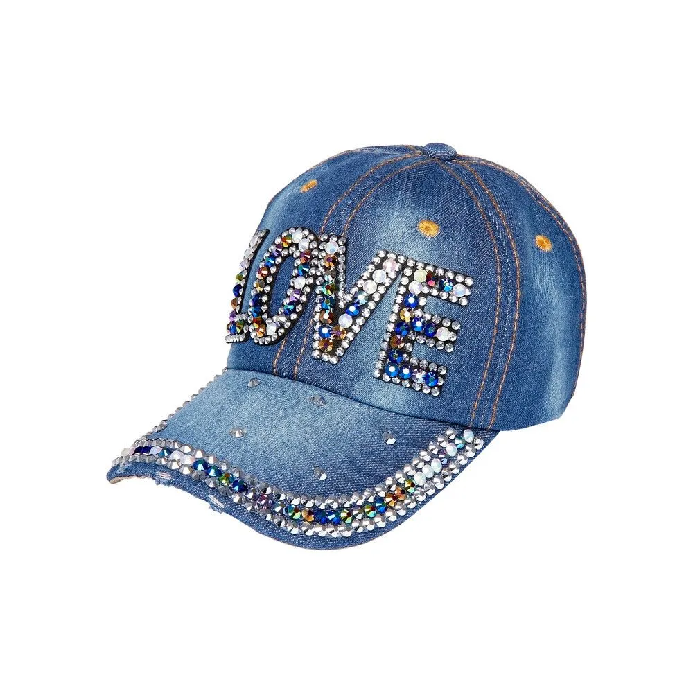 Red by Kiss Satin Lined Stud Baseball Cap - Choose Your Style