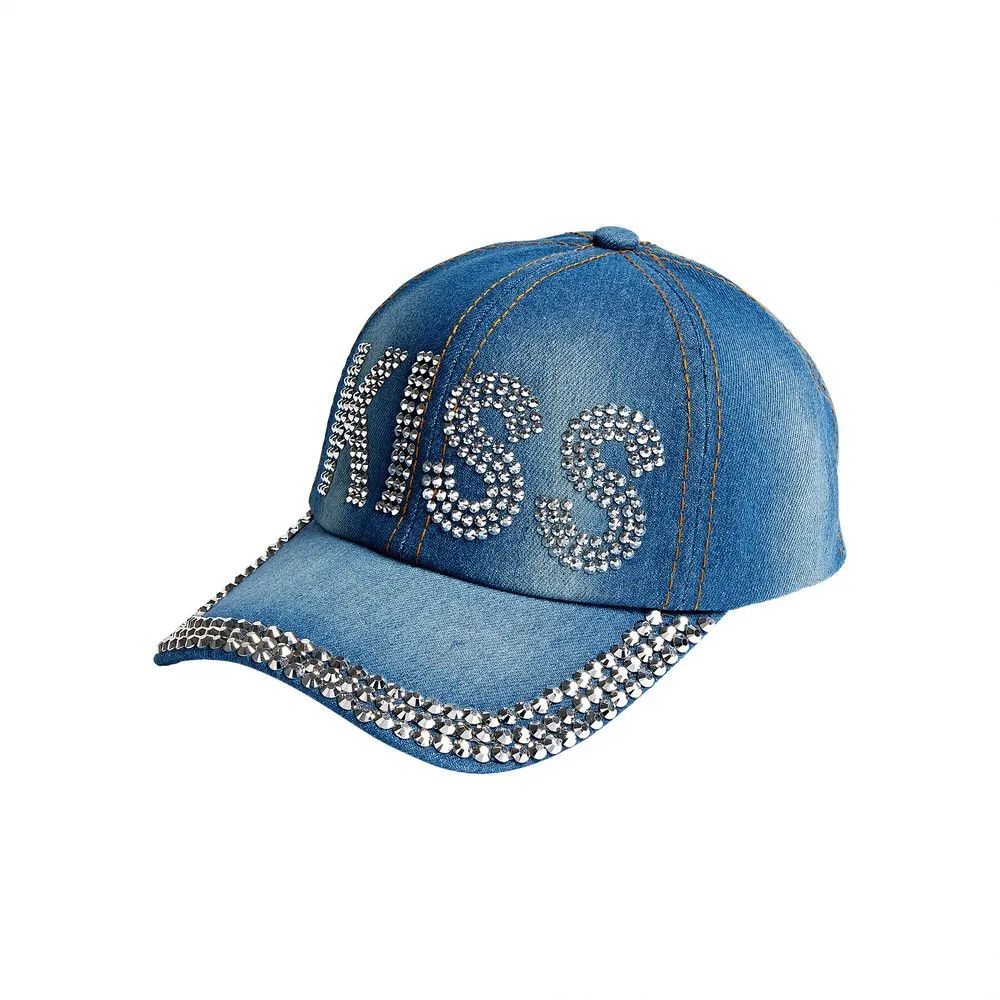 Red by Kiss Satin Lined Stud Baseball Cap - Choose Your Style