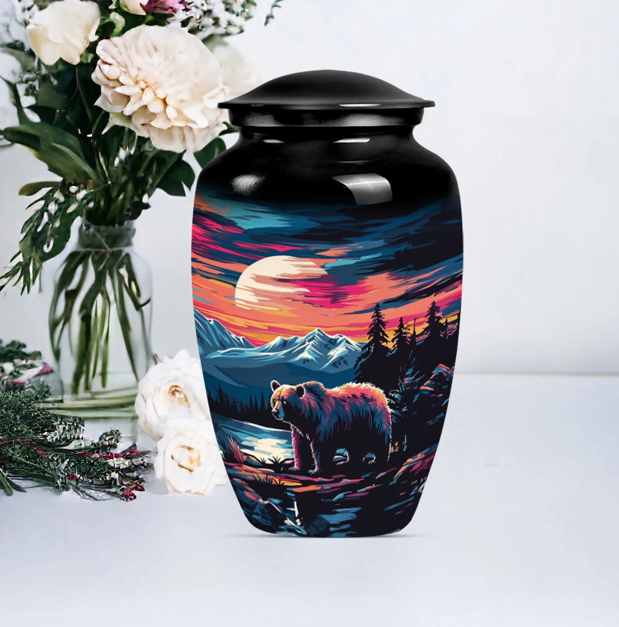 Restful Remembrance Bear Urn Cremation Keepsake for Women
