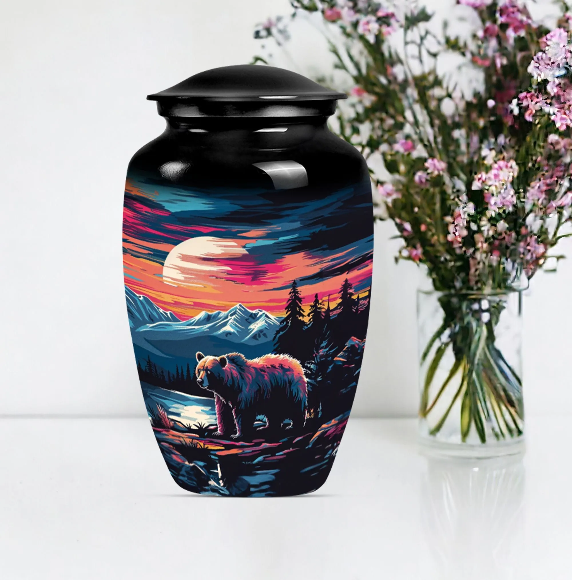 Restful Remembrance Bear Urn Cremation Keepsake for Women