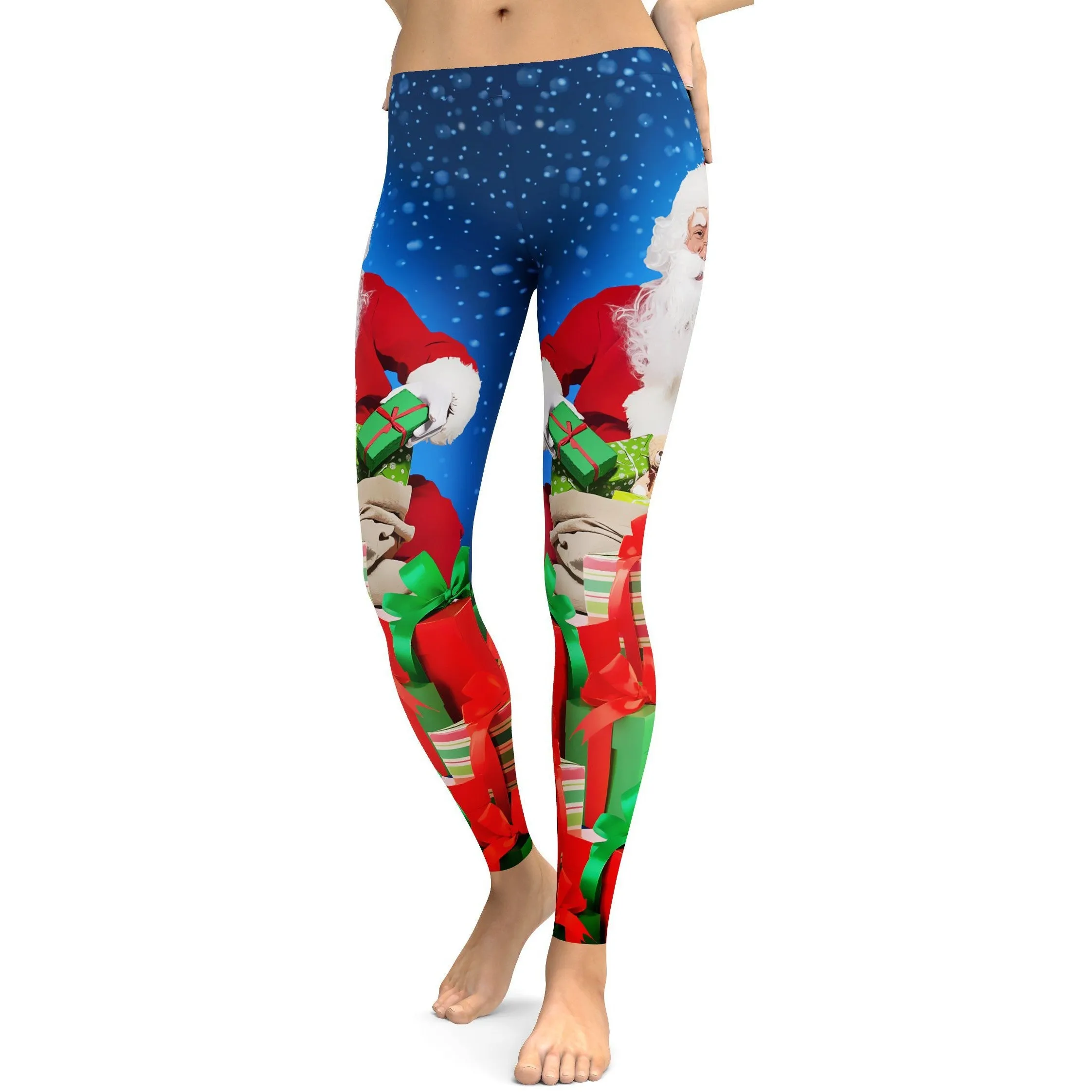 Santa & Presents Christmas Leggings