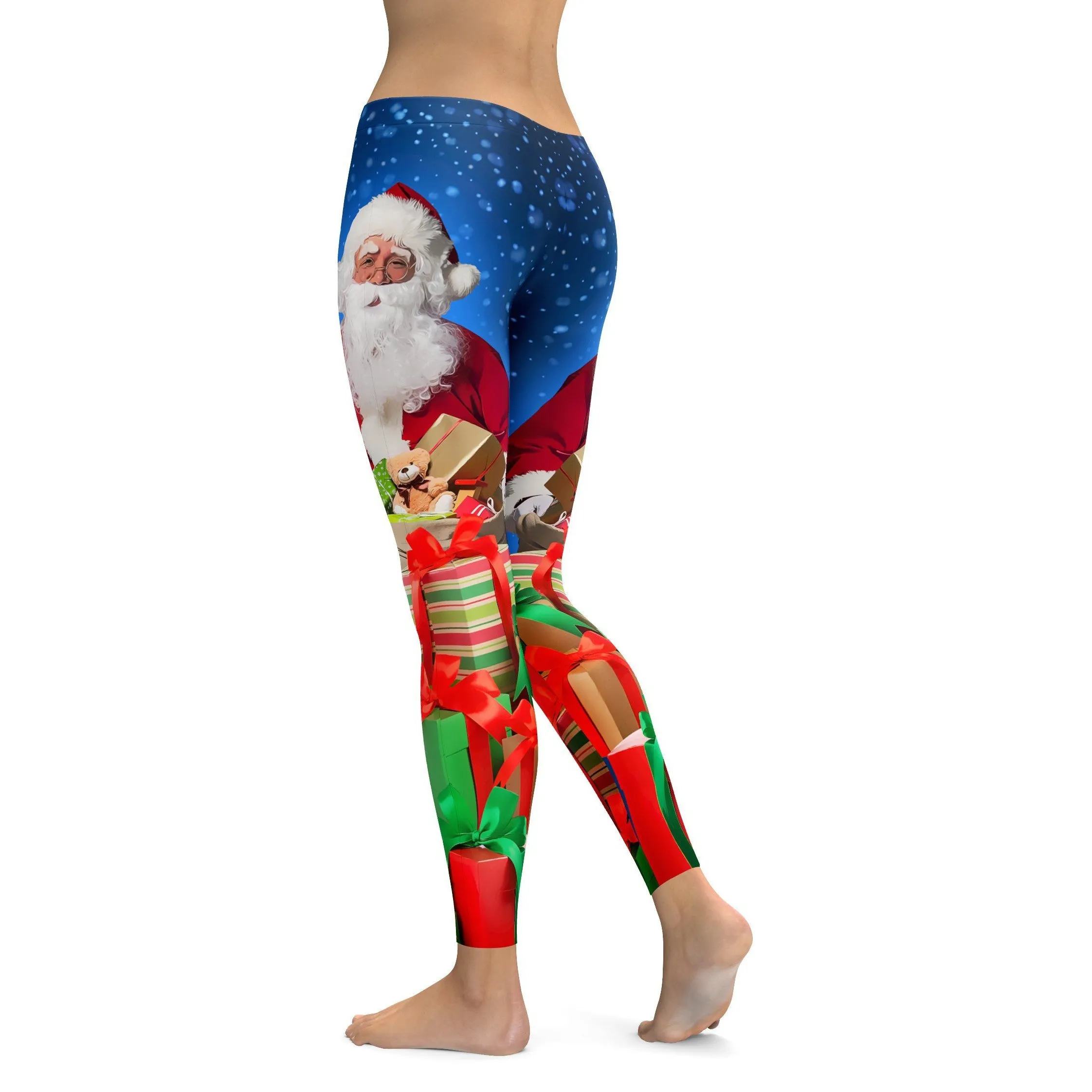 Santa & Presents Christmas Leggings