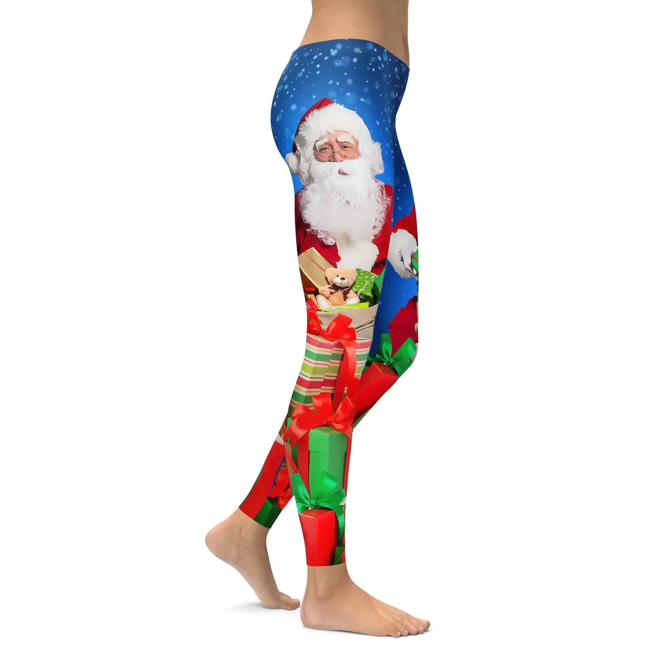 Santa & Presents Christmas Leggings