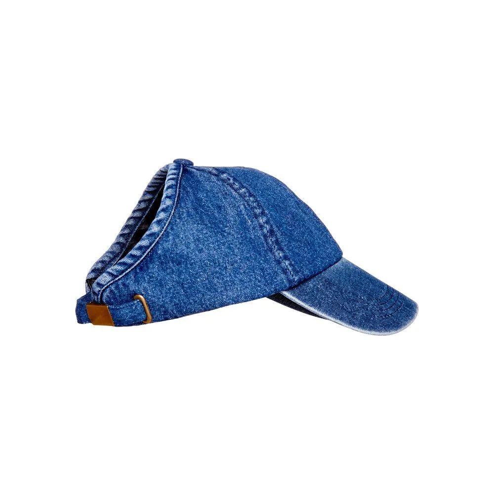 Satin Lined Backless Baseball Cap - Red by Kiss - Choose Your Style
