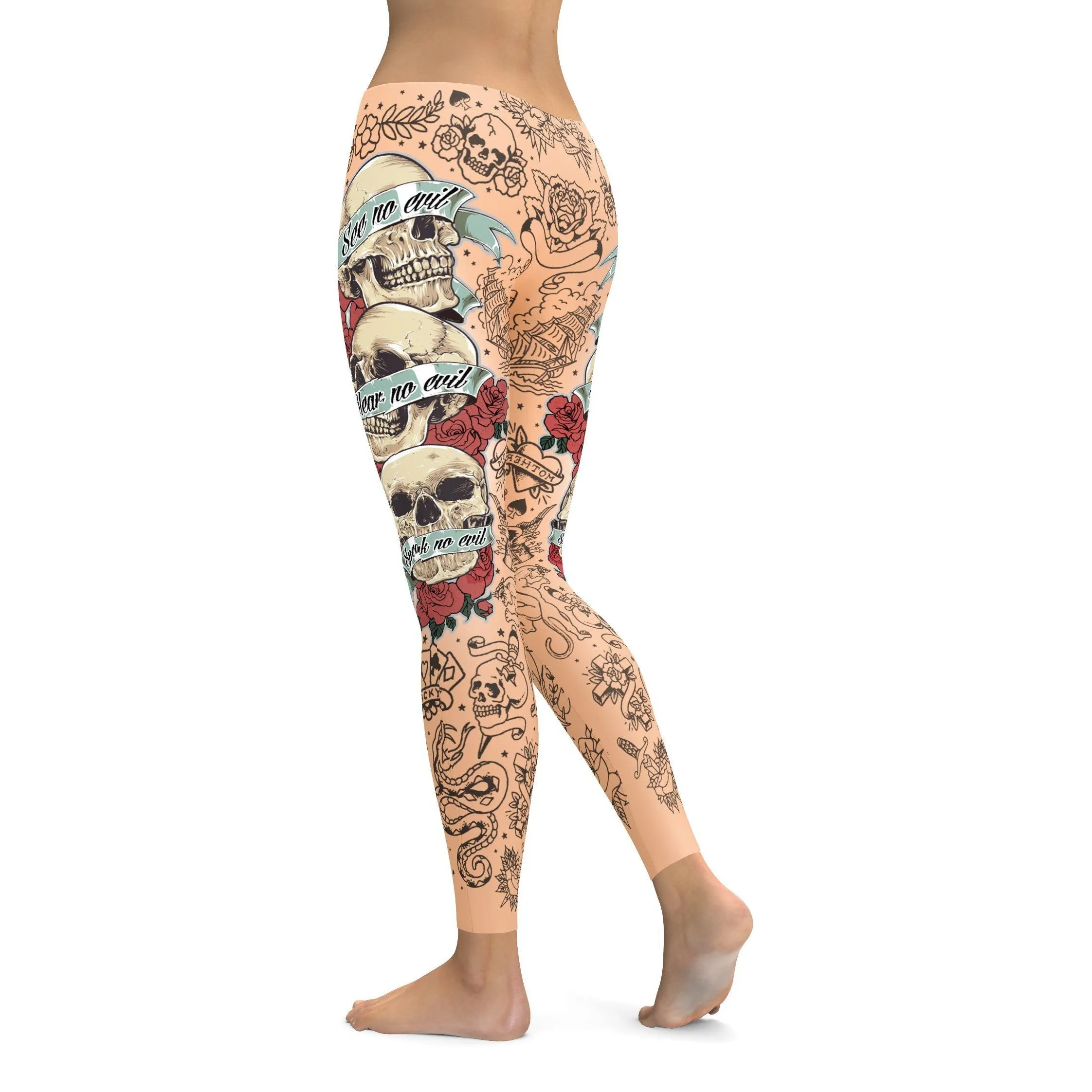 See no evil, Hear no evil, Speak no evil Leggings