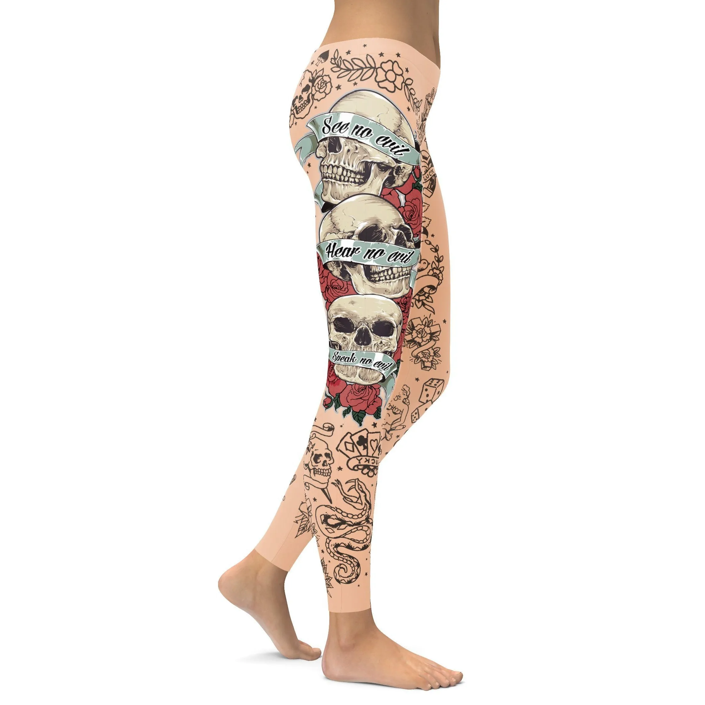 See no evil, Hear no evil, Speak no evil Leggings