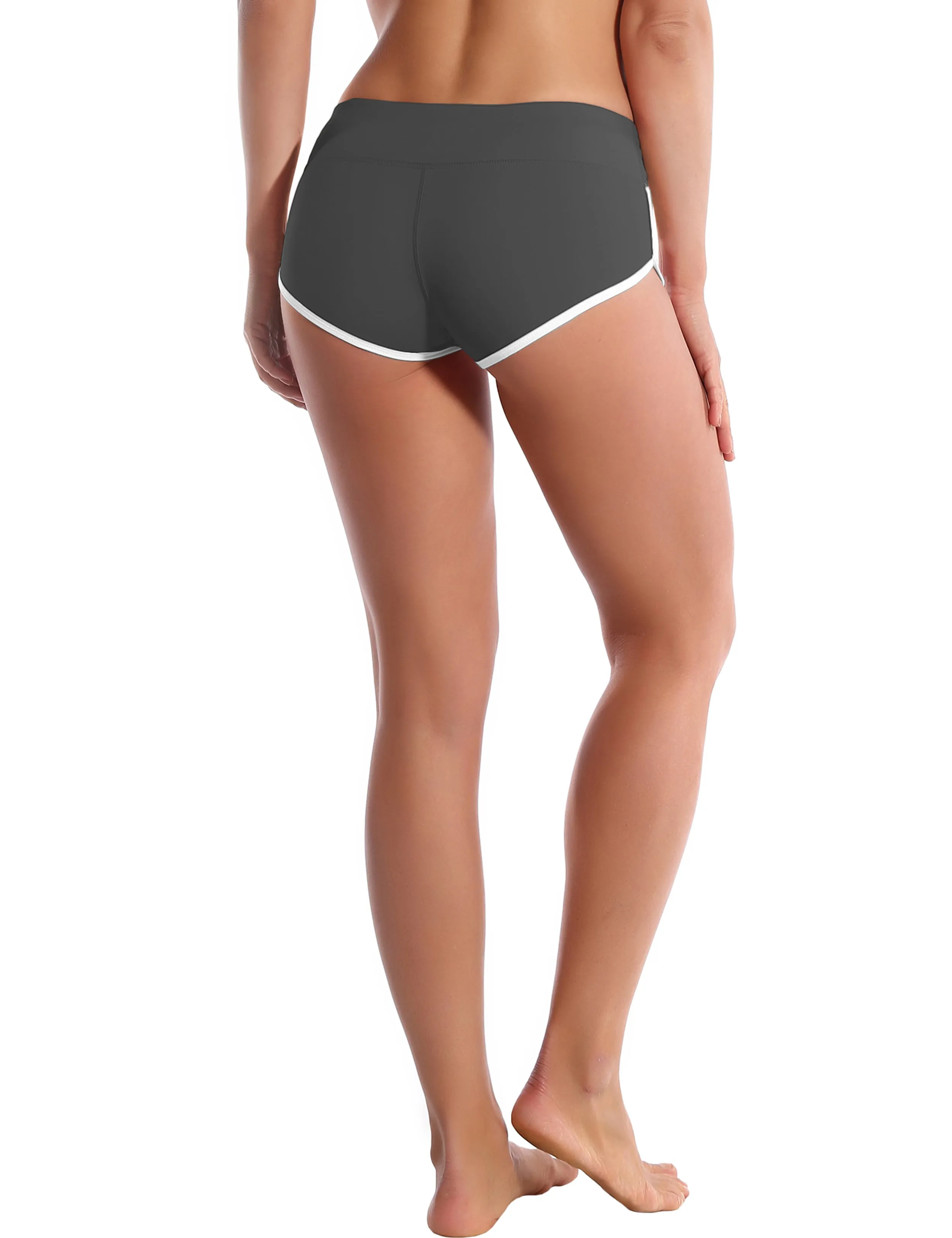 Sexy Booty Biking Shorts shadowcharcoal_Biking