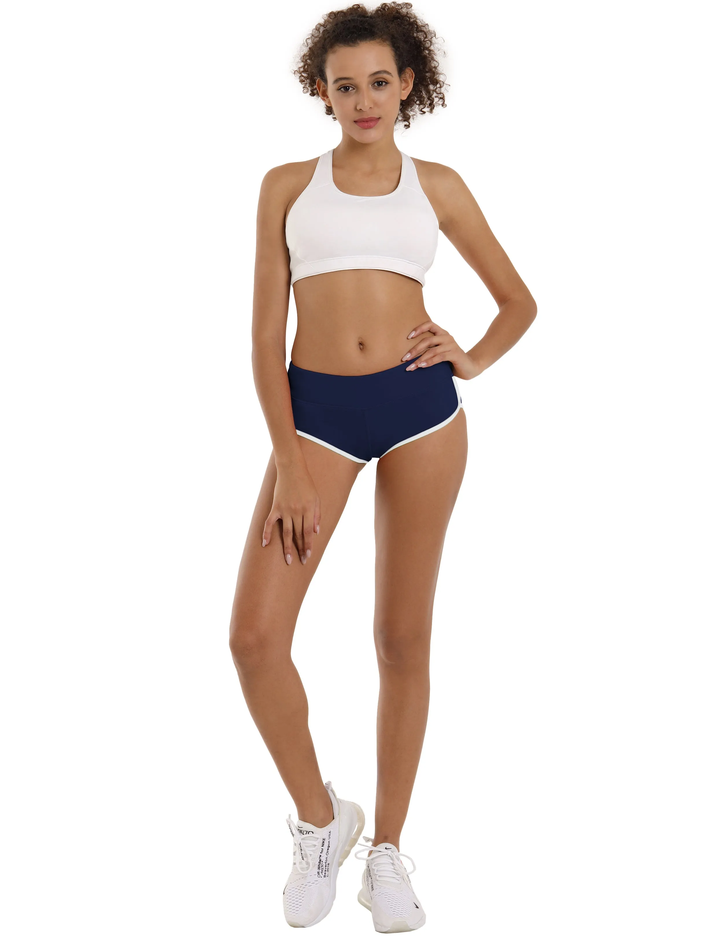 Sexy Booty Gym Shorts darknavy_Gym