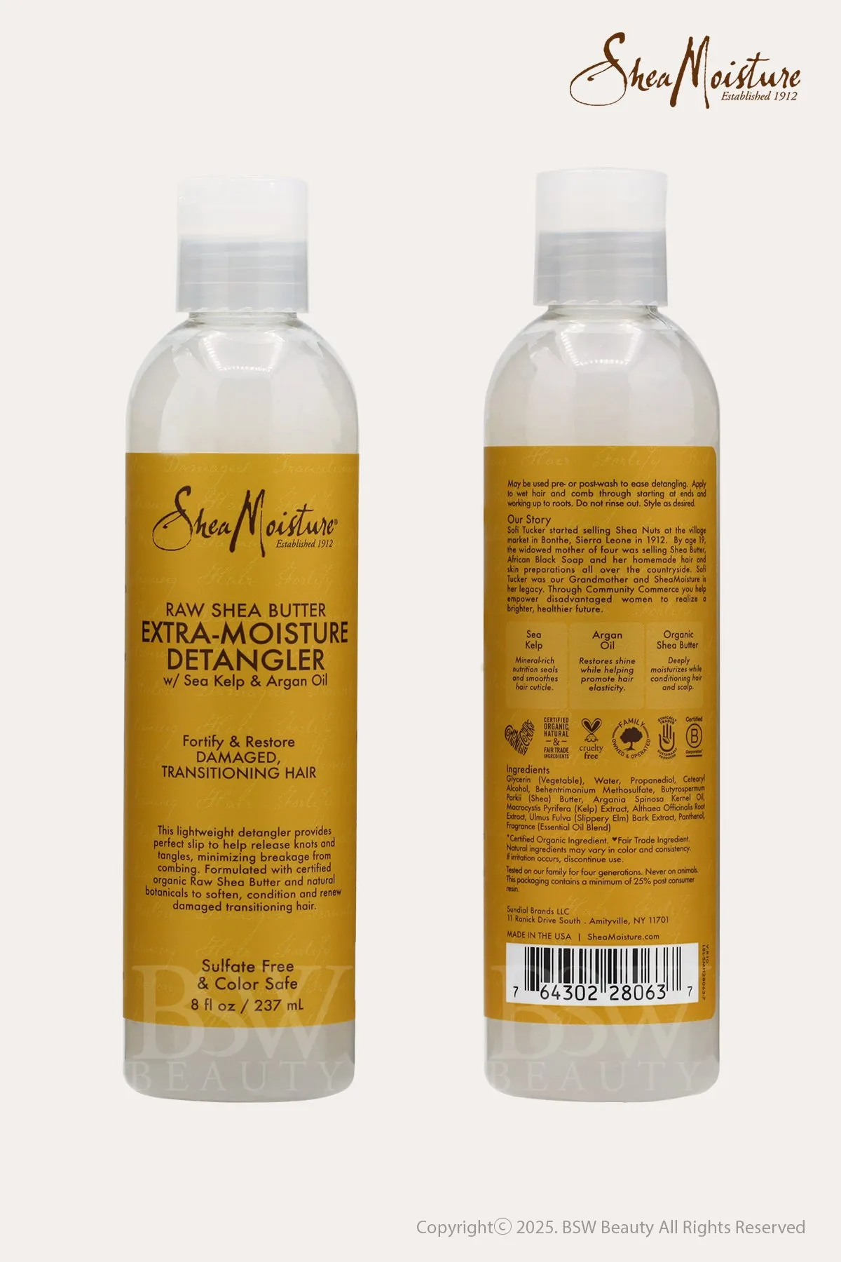 SHEA MOISTURE RAW SHEA BUTTER EXTRA-MOISTURE DETANGLER 8oz