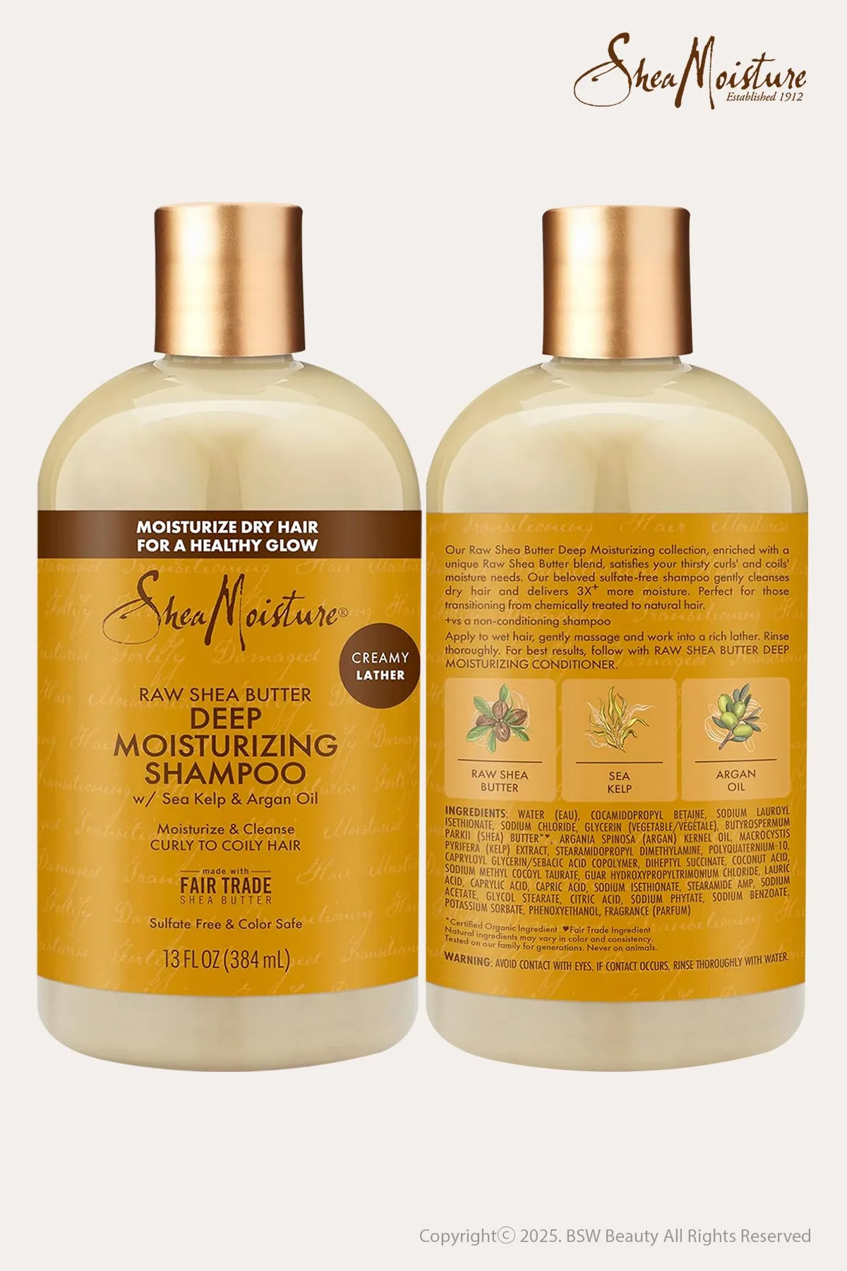 SHEA MOISTURE RAW SHEA BUTTER MOISTURE RETENTION SHAMPOO 13oz