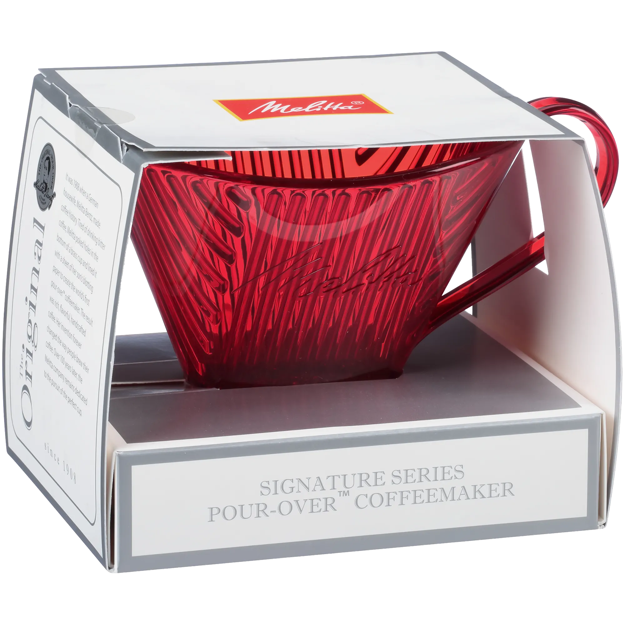 Signature Series 1-Cup Pour-Over Coffeemaker - Tritan™ Translucent Red