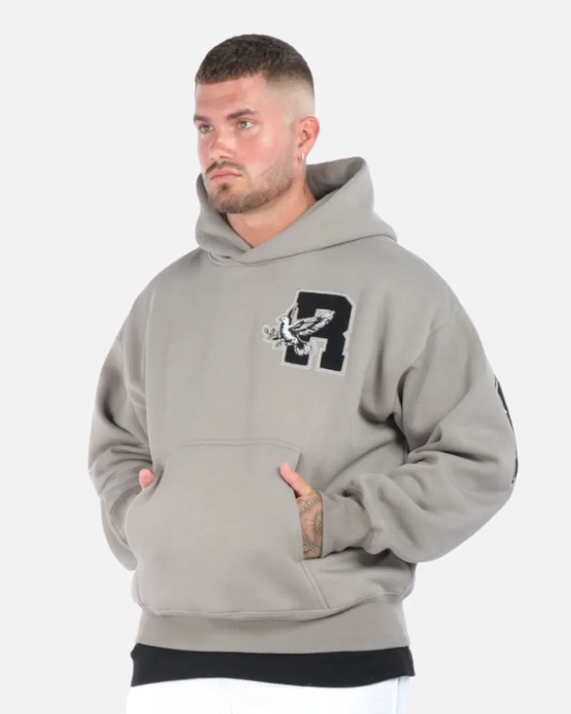 SSS REALISM COLLEGE TEAM HOODIE COOL GREY