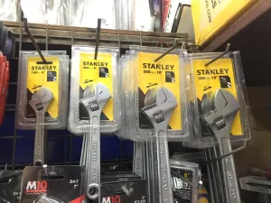 Stanley Adjustable Wrench | Sizes : 6" (87431), 8" (87432), 10" (87433), 12" (87434)