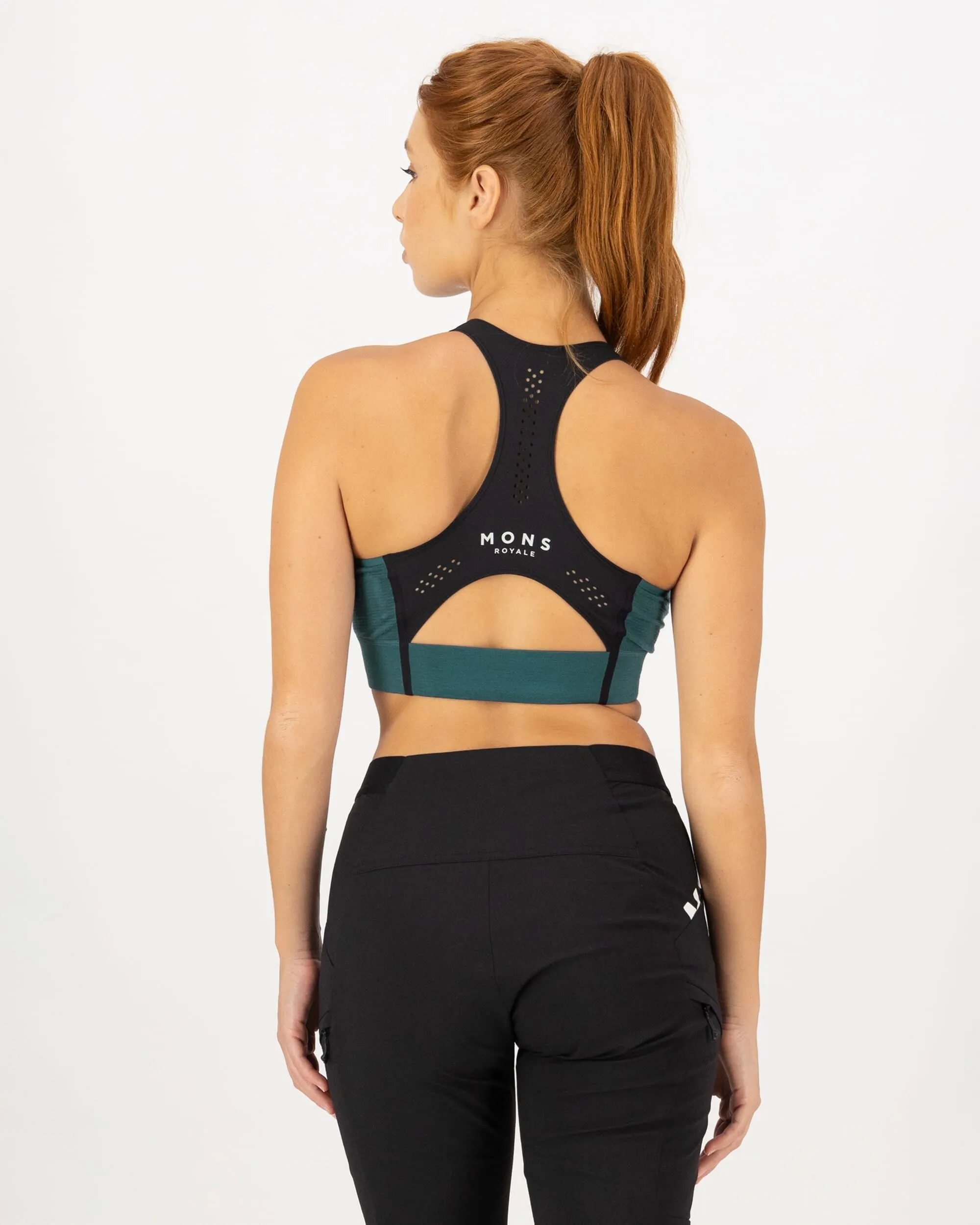 Stratos Merino Sports Bra - Abyss