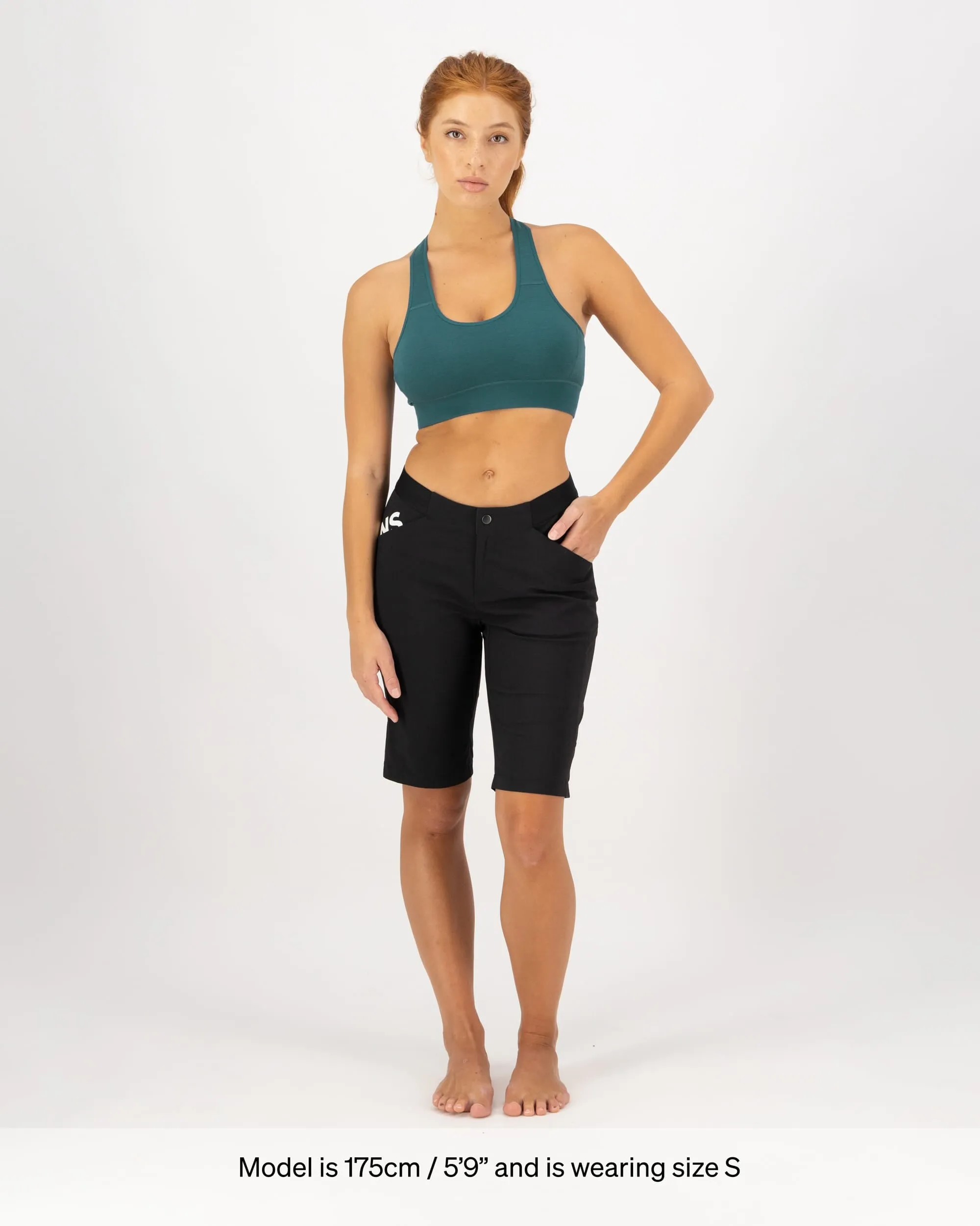 Stratos Merino Sports Bra - Abyss