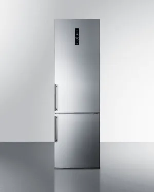 Summit FFBF181ESBIIM 24" Wide Built-In Bottom Freezer Refrigerator With Icemaker