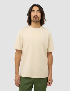 Supima T-shirt Box Fit Ivory Haze