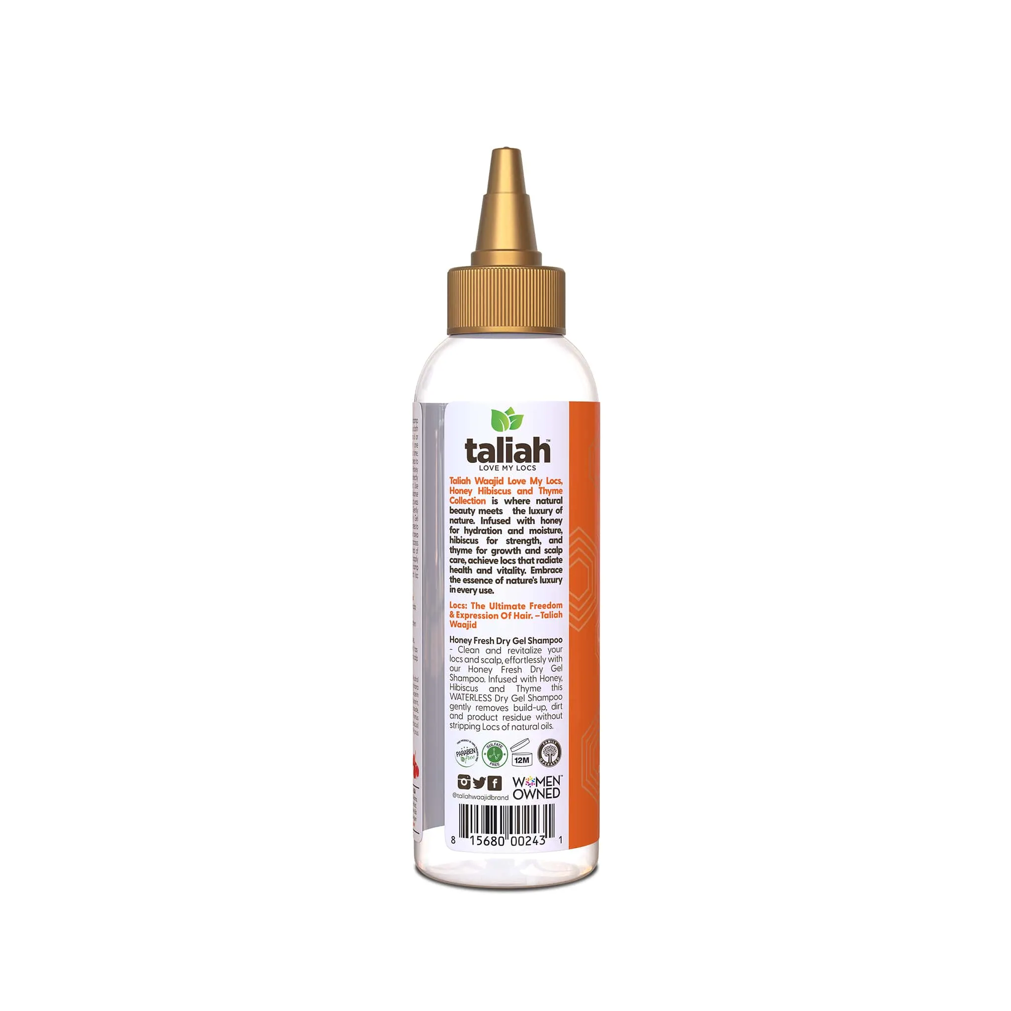 Taliah Waajid Love My Locs Honey Fresh Dry Gel Shampoo - 4 oz