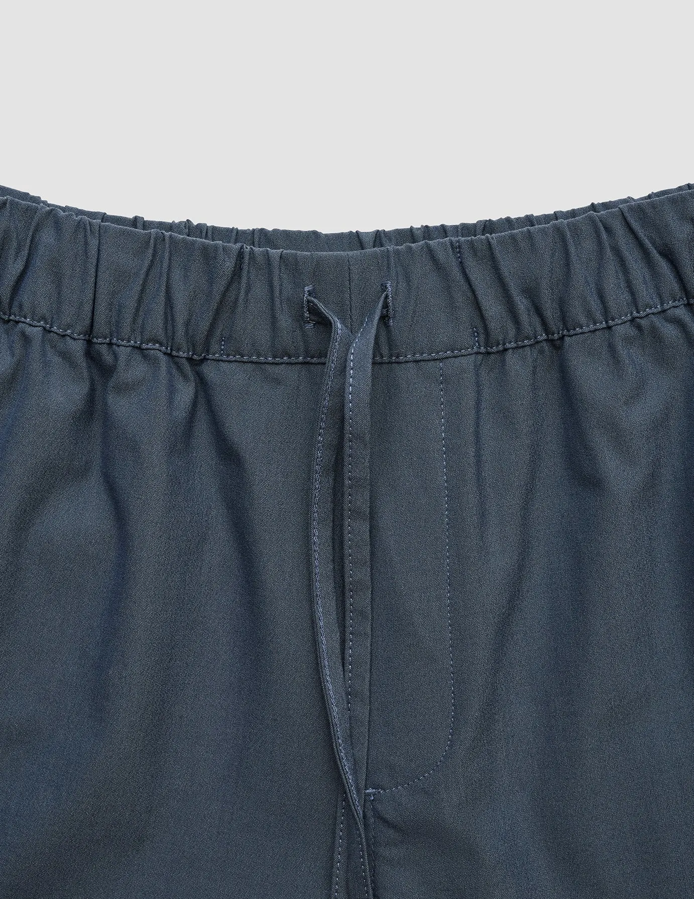 Tech Linen Elastic Shorts Navy